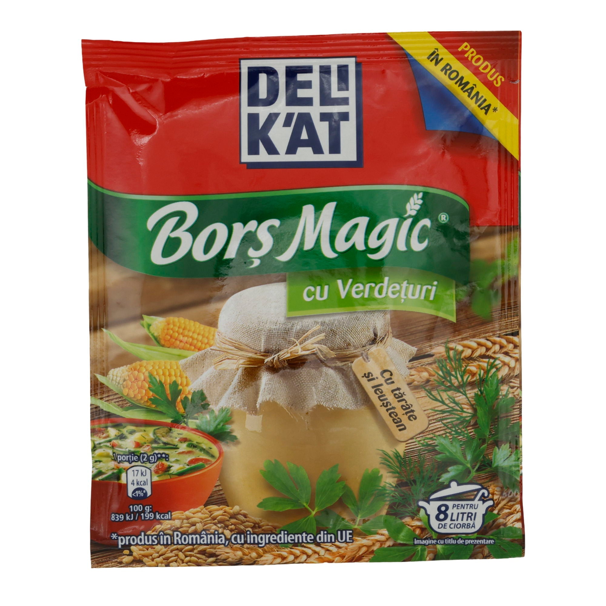 Gewürzmischung Delikat Bors Magic cu Verdețuri | Gewürzmischung | Für traditionellen Borscht | 65 g DELIKAT